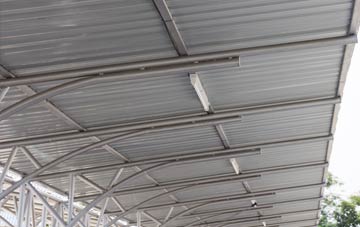 installing Calow metal roofing